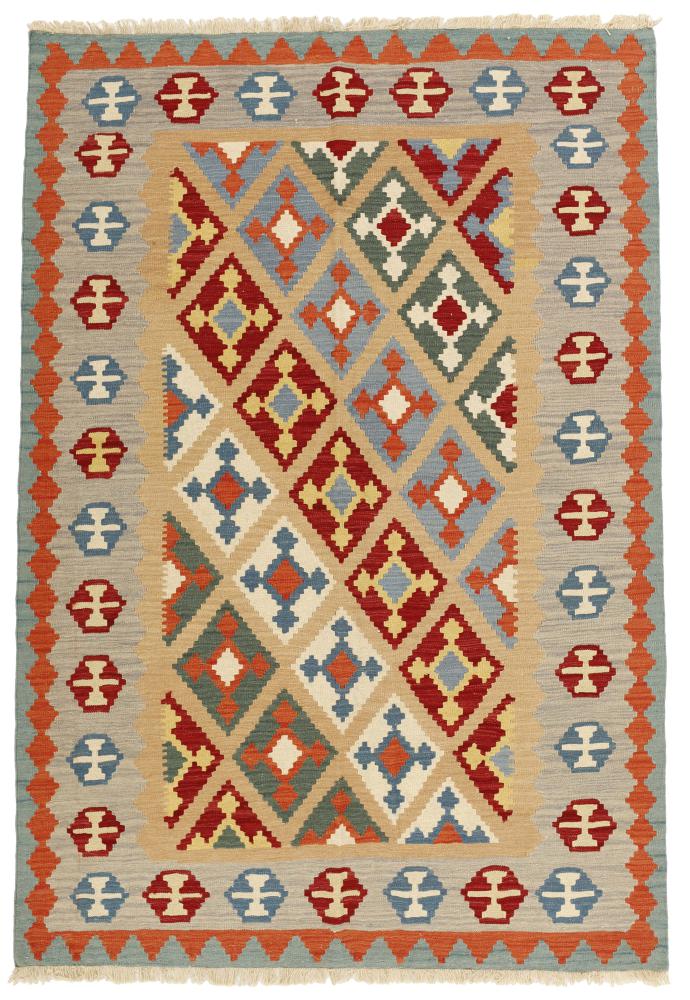 Tapete persa Kilim Fars 242x167 242x167, Tapete persa Tecido à mão