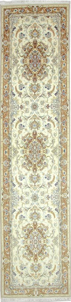 Tapete persa Tabriz 50Raj 373x86 373x86, Tapete persa Atado à mão