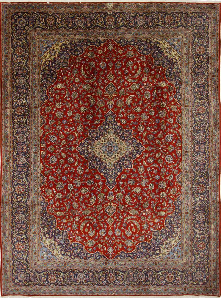 Perzsa szőnyeg Kashan Kork 12'11"x9'8" 12'11"x9'8", Perzsa szőnyeg Kézzel csomózva