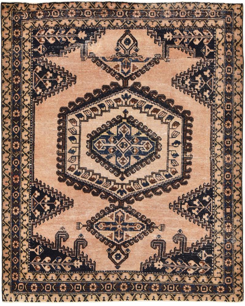 Tapete persa Vintage 196x156 196x156, Tapete persa Atado à mão