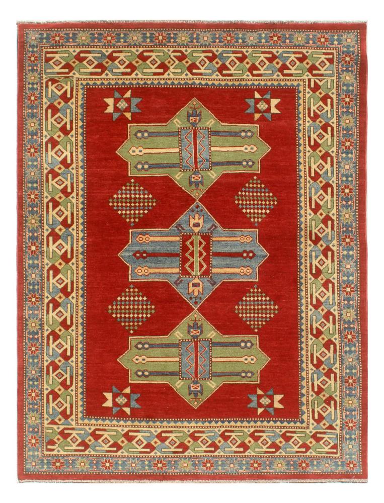 Afghanska mattan Kazak Ghazni 234x171 234x171, Persisk matta Knuten för hand