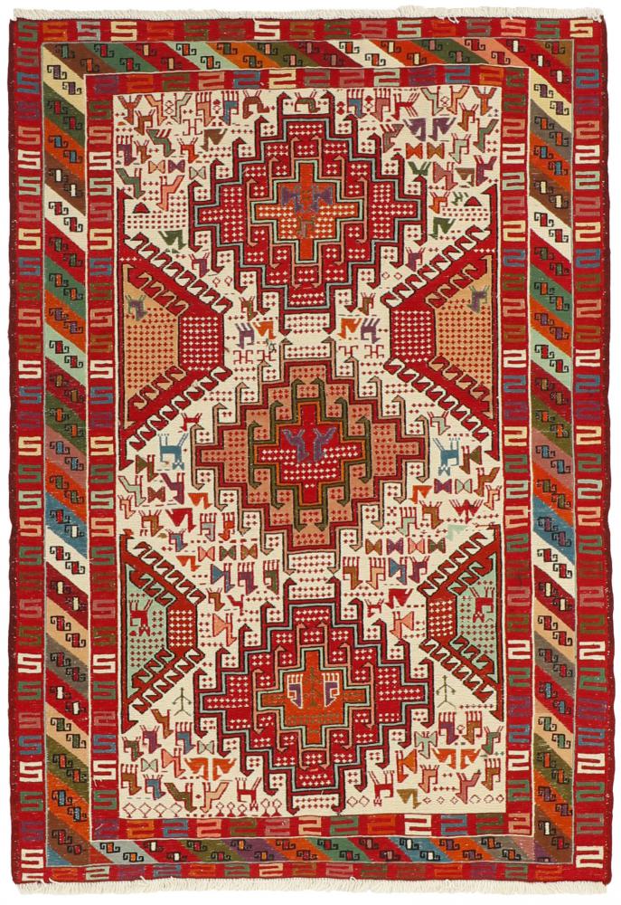 Tapete persa Kilim Soumak Shahsavan 146x100 146x100, Tapete persa Atado à mão