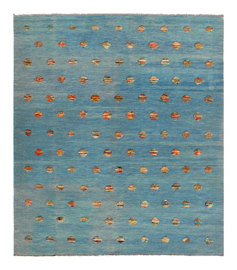 Afghanska mattan Kilim Afghan Nimbaft Edition 289x243 289x243, Persisk matta handvävd 