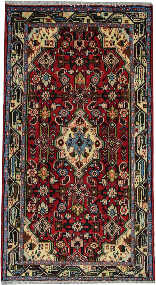 Persisk tæppe Hamadan 131x73 131x73, Persisk tæppe Knyttet i hånden