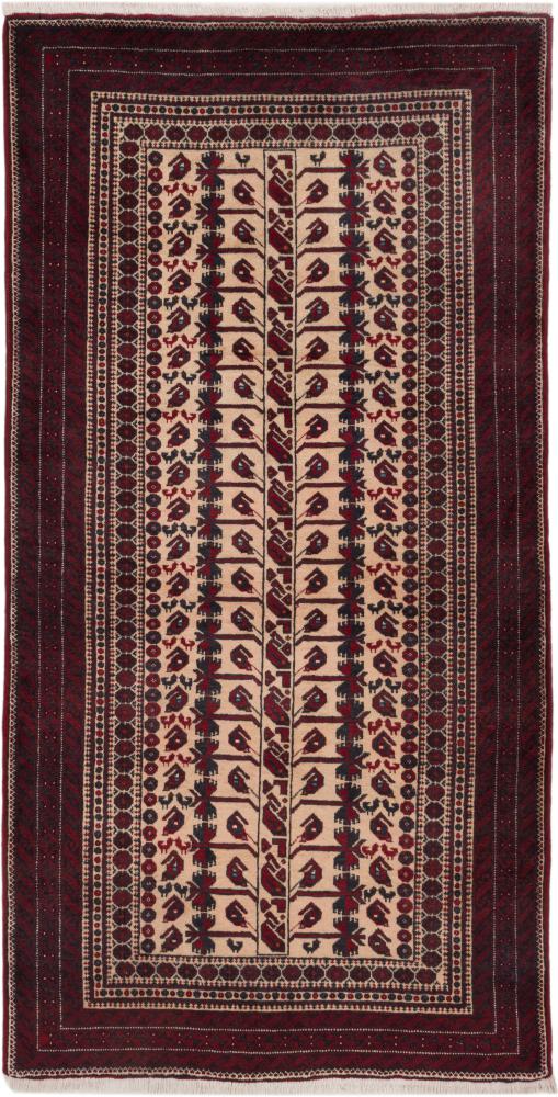 Tappeto persiano Beluch 192x97 192x97, Tappeto persiano Annodato a mano