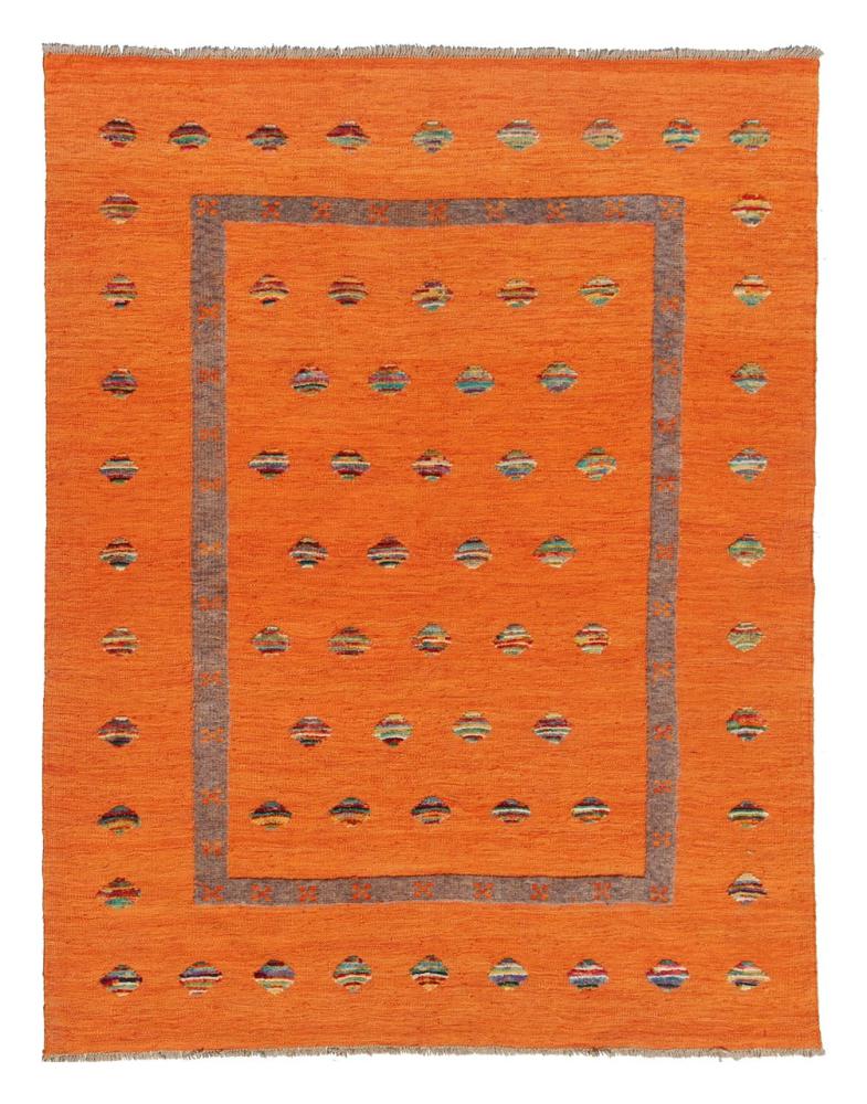 Alfombra afgana Kilim Afghan Nimbaft Edition 198x150 198x150, Alfombra persa Tejido a mano