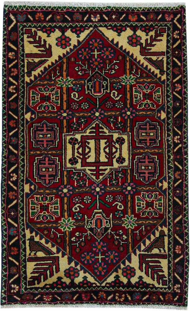 Tapis persan Hamadan 121x75 121x75, Tapis persan Noué à la main