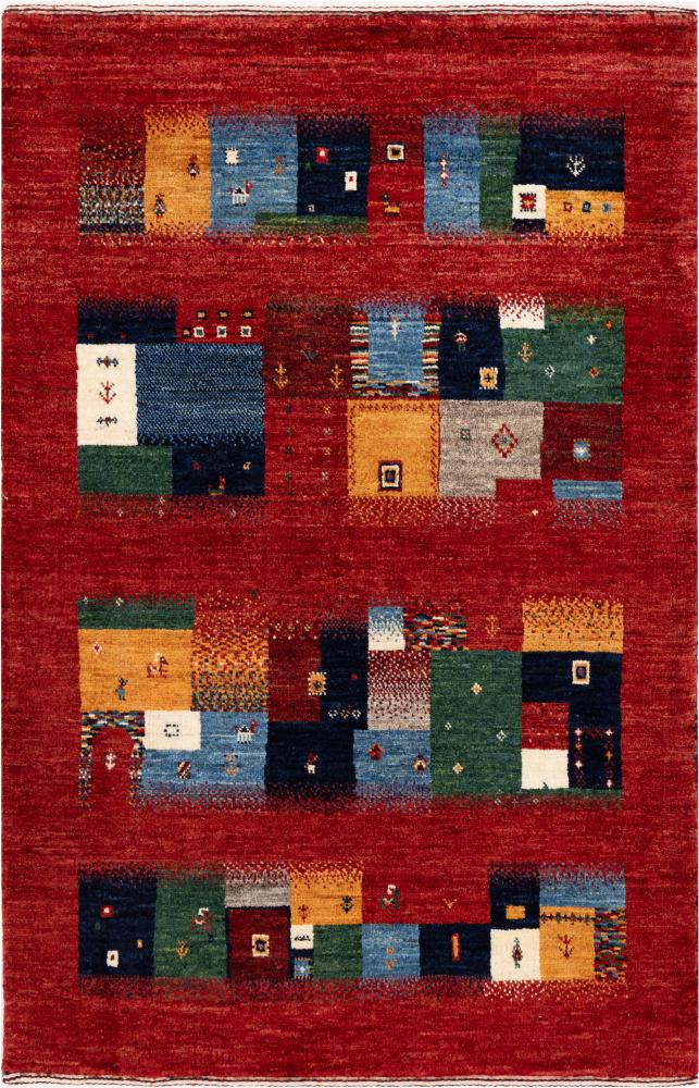 Perzisch tapijt Perzisch Gabbeh Loribaft Nowbaft 126x81 126x81, Perzisch tapijt Handgeknoopte