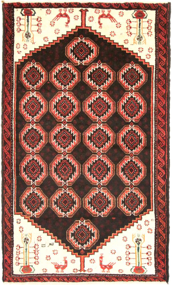 Tapete persa Balúchi 196x120 196x120, Tapete persa Atado à mão