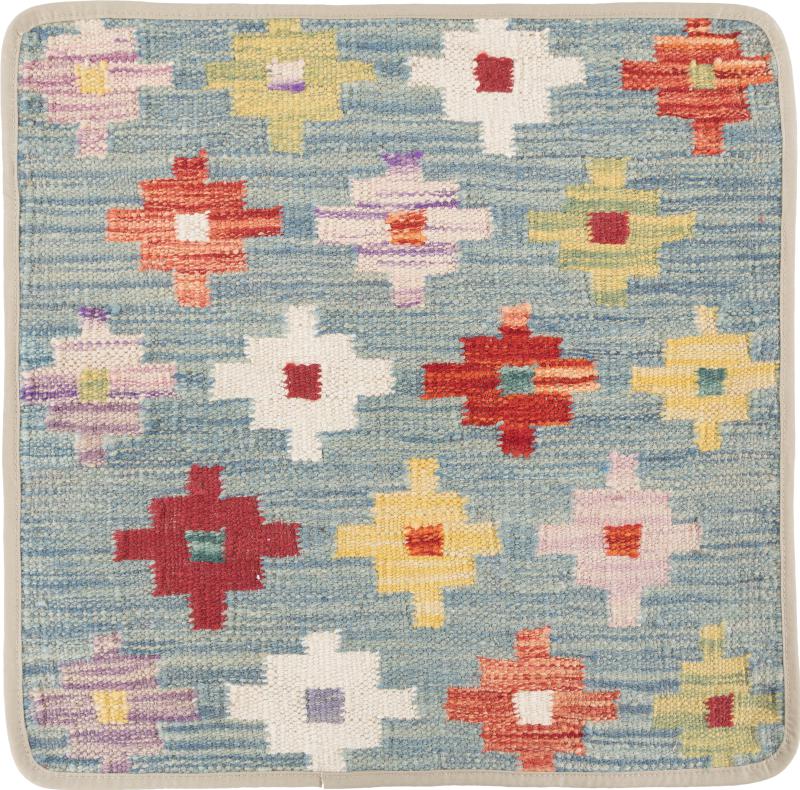Afghan rug Kilim Afghan Cushion Cover 50x50 50x50, Persian Rug Knotted by hand