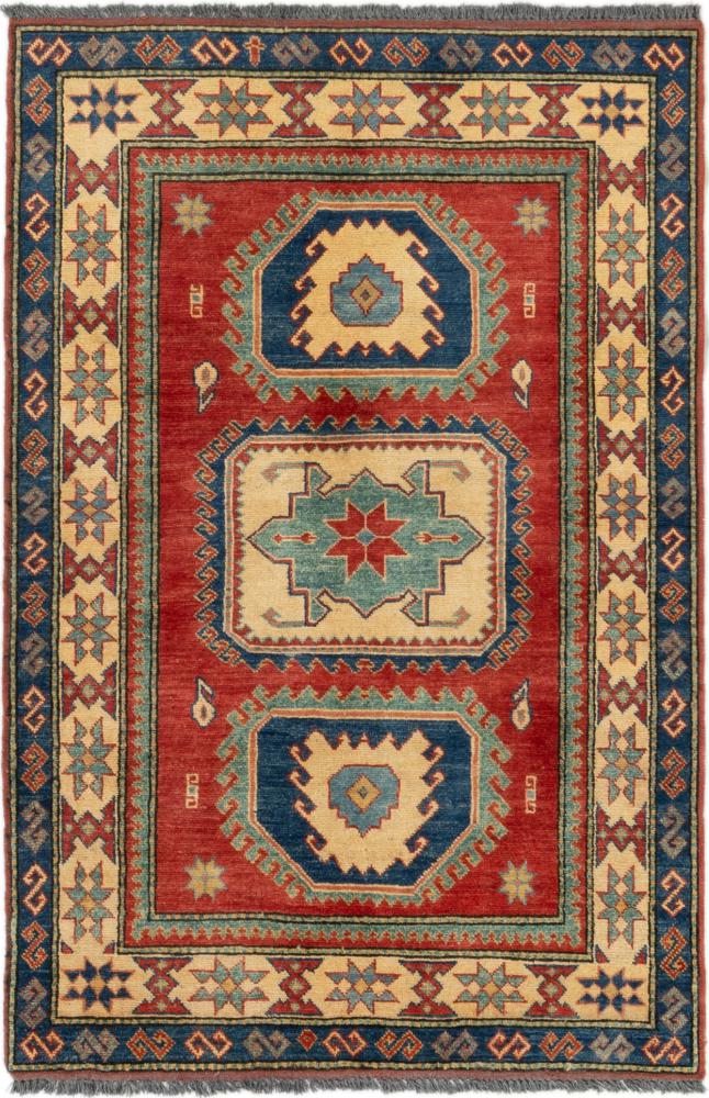 Afghan rug Kazak 157x100 157x100, Persian Rug Knotted by hand