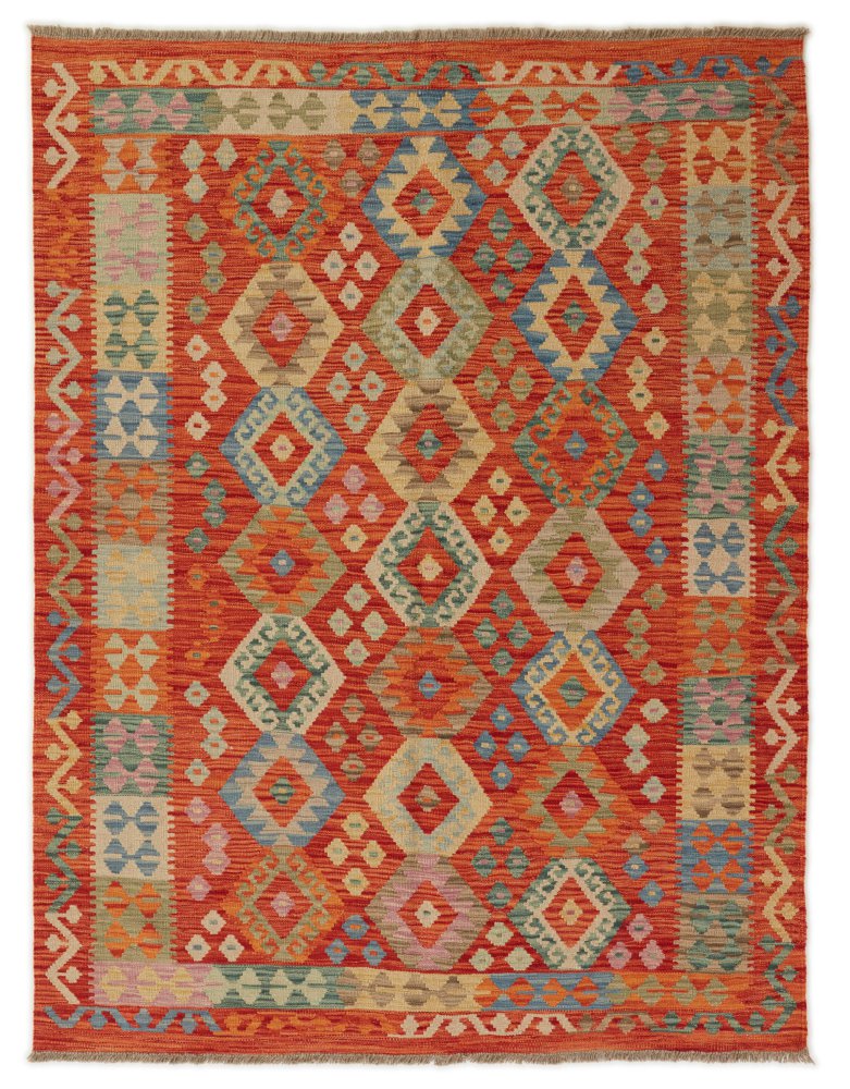 Afghanischer Teppich Kelim Afghan 199x152 199x152, Perserteppich Handgewebt