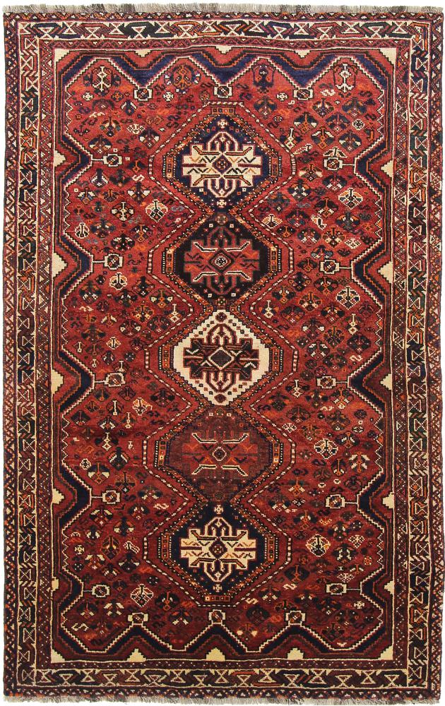 Persisk tæppe Ghashghai 257x161 257x161, Persisk tæppe Knyttet i hånden