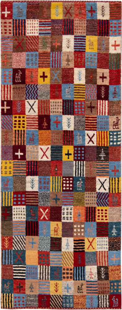 Perzisch tapijt Perzisch Gabbeh Kashkuli Banafsheh 204x79 204x79, Perzisch tapijt Handgeknoopte