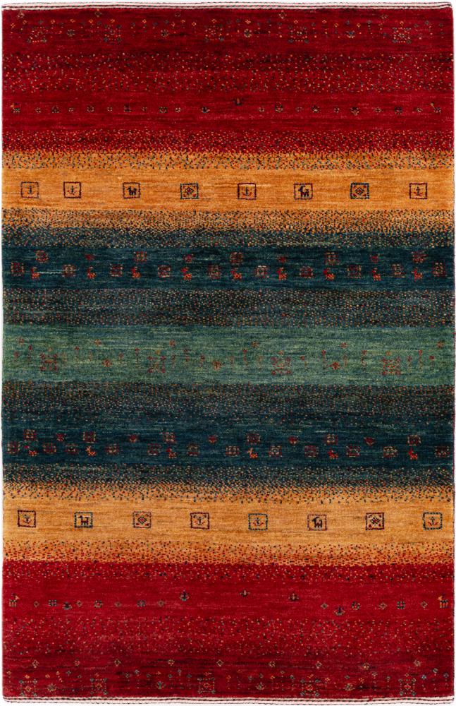 Tapis persan Persan Gabbeh Loribaft Essence 121x77 121x77, Tapis persan Noué à la main