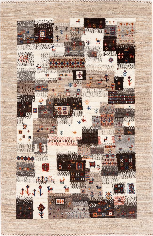 Perzisch tapijt Perzisch Gabbeh Loribaft Nowbaft 129x84 129x84, Perzisch tapijt Handgeknoopte