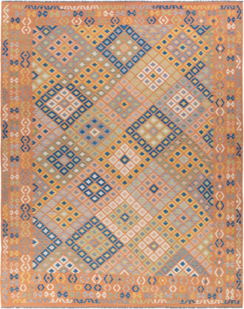 Afgán szőnyeg Kilim Afgán 394x313 394x313, Perzsa szőnyeg Kézzel szőtt