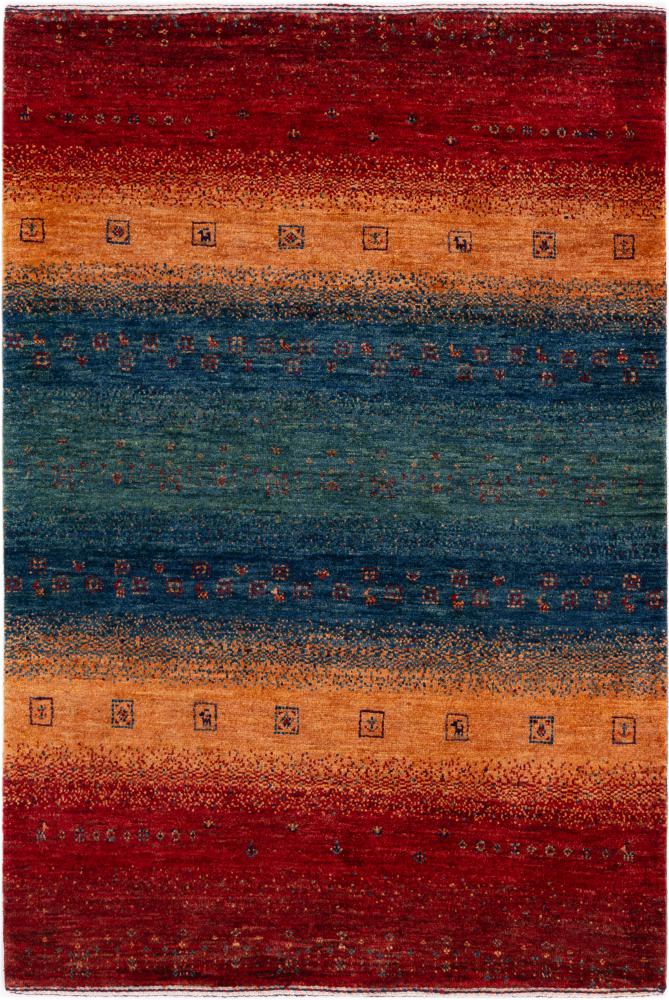 Tapis persan Persan Gabbeh Loribaft Essence 115x79 115x79, Tapis persan Noué à la main