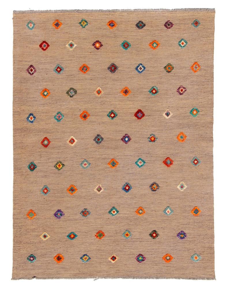 Alfombra afgana Kilim Afghan Nimbaft Edition 195x142 195x142, Alfombra persa Tejido a mano