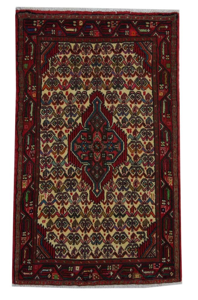 Persisk tæppe Hamadan 129x81 129x81, Persisk tæppe Knyttet i hånden