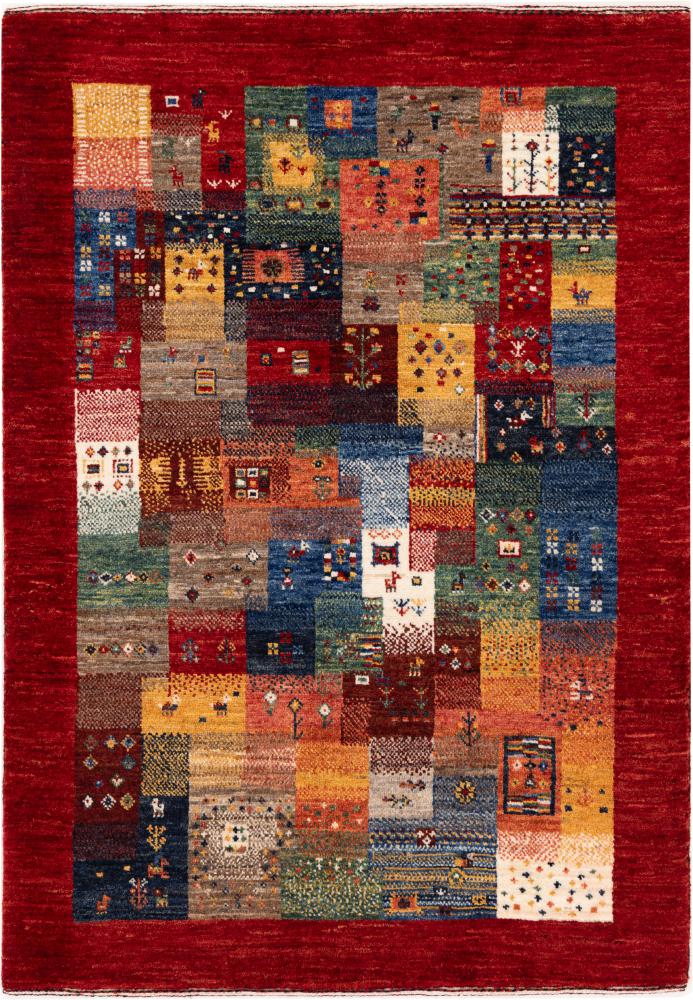 Perzisch tapijt Perzisch Gabbeh Loribaft Nowbaft 126x91 126x91, Perzisch tapijt Handgeknoopte