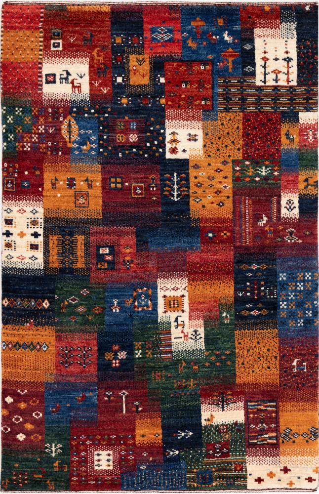 Perzisch tapijt Perzisch Gabbeh Loribaft Nowbaft 127x85 127x85, Perzisch tapijt Handgeknoopte