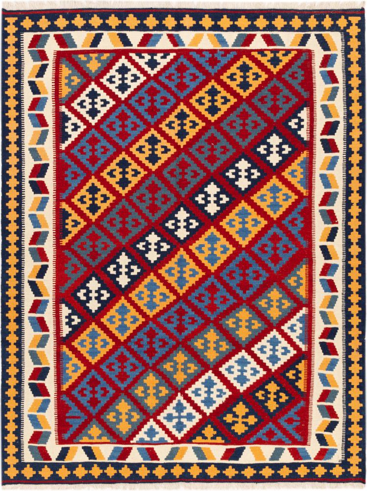 Persian rug Kilim Fars Ghashghai 201x154 201x154, Persian rug Handwoven