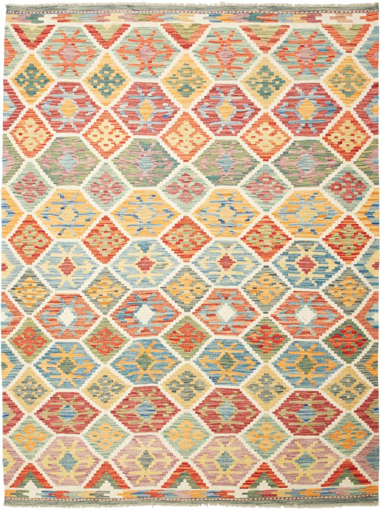 Afghanischer Teppich Kelim  Afghan 234x178 234x178, Perserteppich Handgewebt