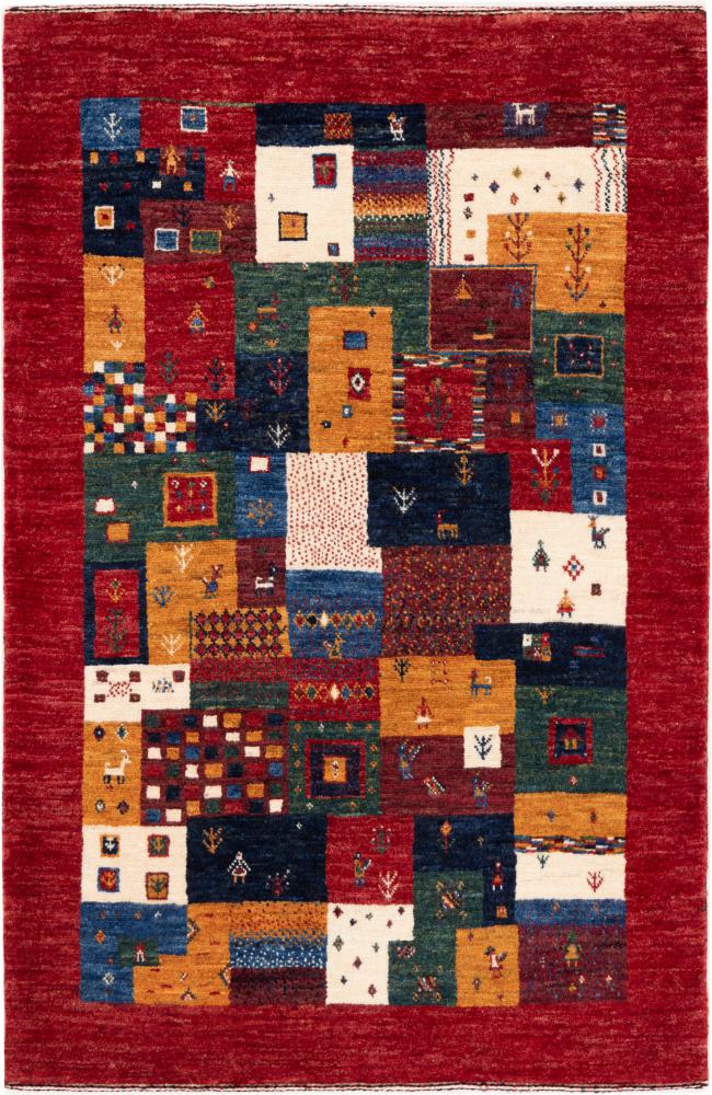 Perzisch tapijt Perzisch Gabbeh Loribaft Nowbaft 128x83 128x83, Perzisch tapijt Handgeknoopte