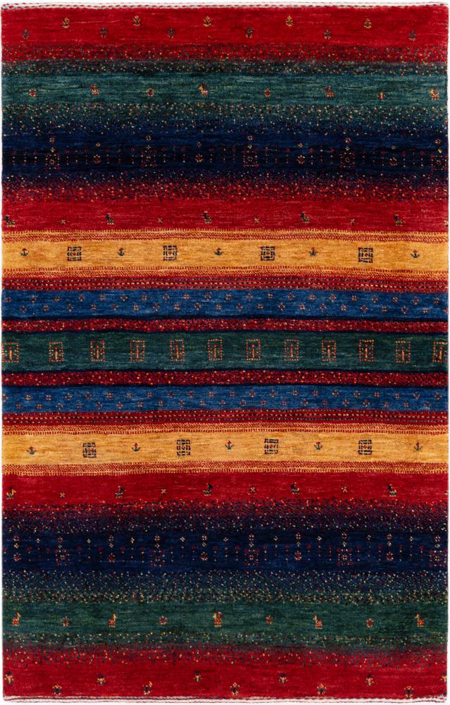 Covor persan Persan Gabbeh Loribaft Essence 126x79 126x79, Covor persan Înnodat manual