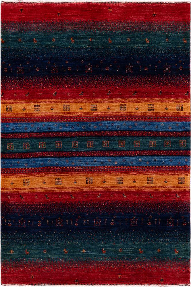 Tapis persan Persan Gabbeh Loribaft Essence 119x79 119x79, Tapis persan Noué à la main