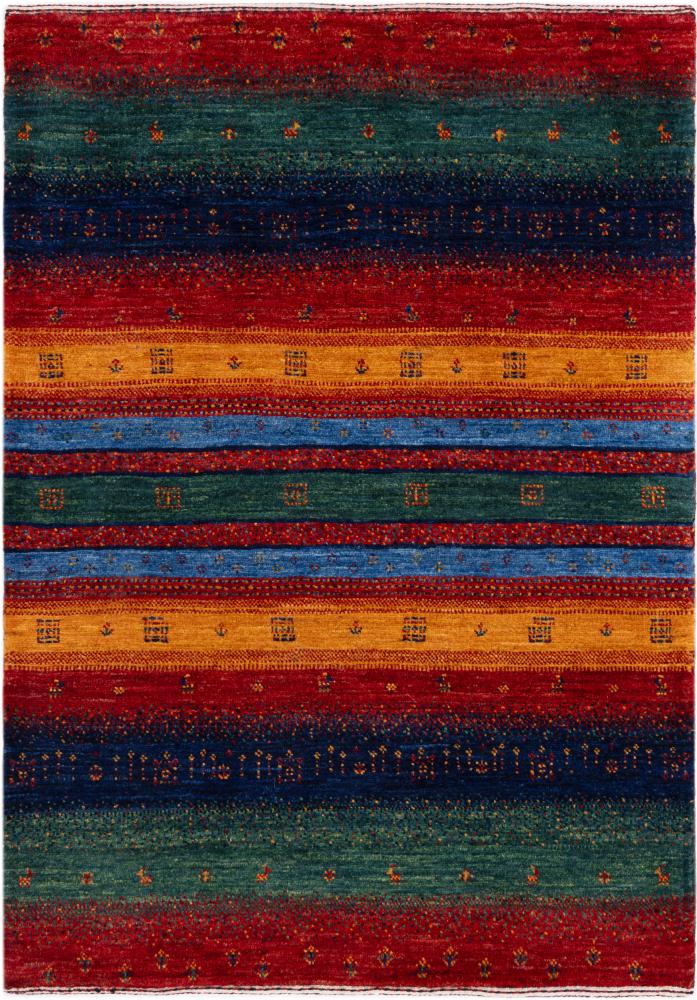 Persian rug Persian Gabbeh Loribaft Essence 3'8"x2'7" 3'8"x2'7", Persian rug Hand-knotted