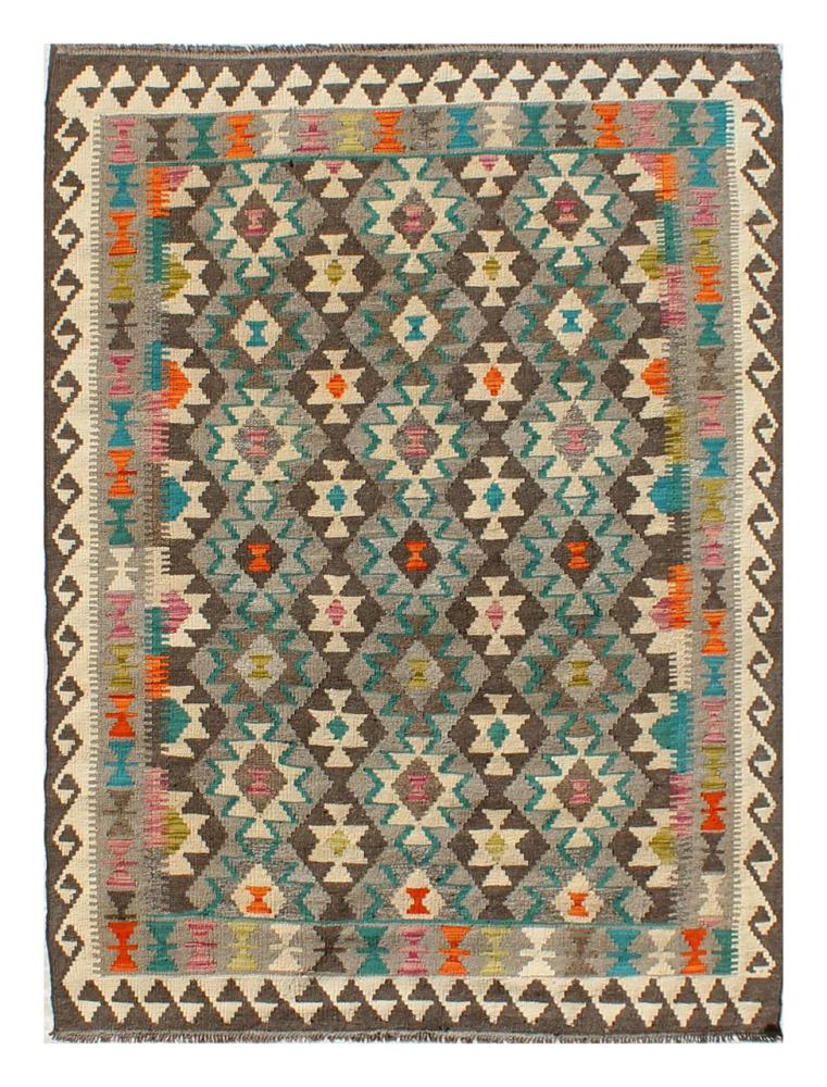 Afghan rug Kilim Afghan Heritage 6'8"x4'11" 6'8"x4'11", Persian Rug Woven by hand