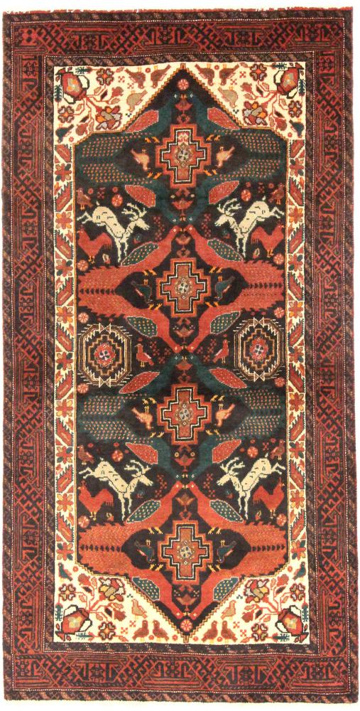 Persisk tæppe Beluch 204x102 204x102, Persisk tæppe Knyttet i hånden