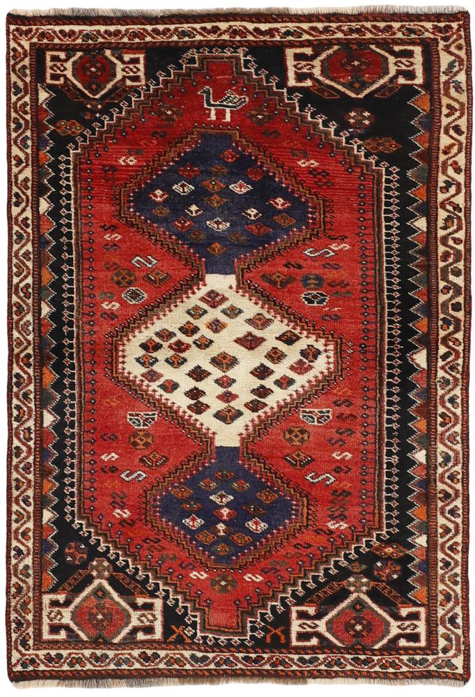 Perzsa szőnyeg Shiraz 156x105 156x105, Perzsa szőnyeg Kézzel csomózott