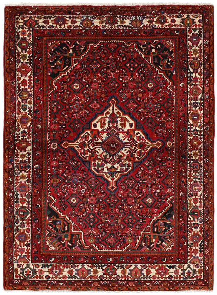 Persian Rug Hosseinabad 7'3"x5'5" 7'3"x5'5", Persian Rug Knotted by hand
