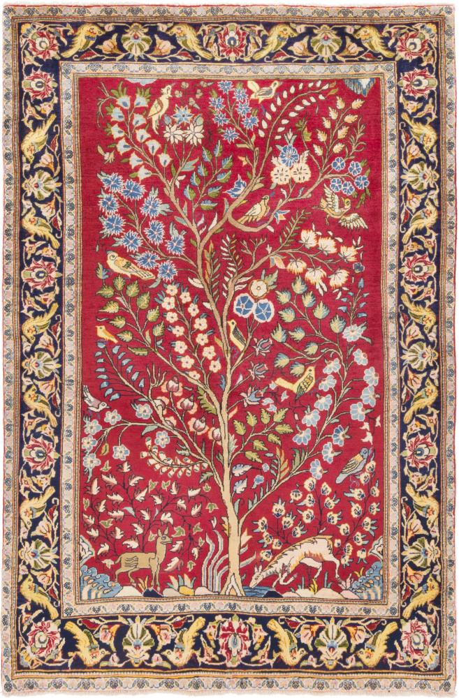 Persian Rug Keshan 218x139 218x139, Persian Rug Knotted by hand