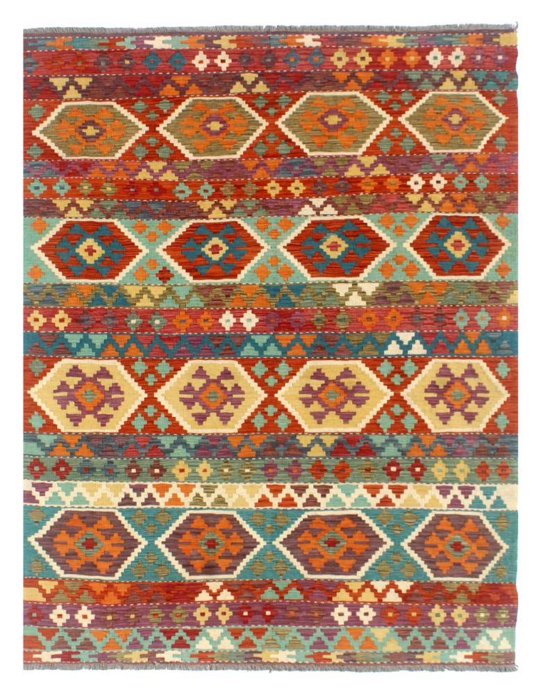Afghan rug Kilim Afghan 7'11"x5'6" 7'11"x5'6", Persian Rug Woven by hand