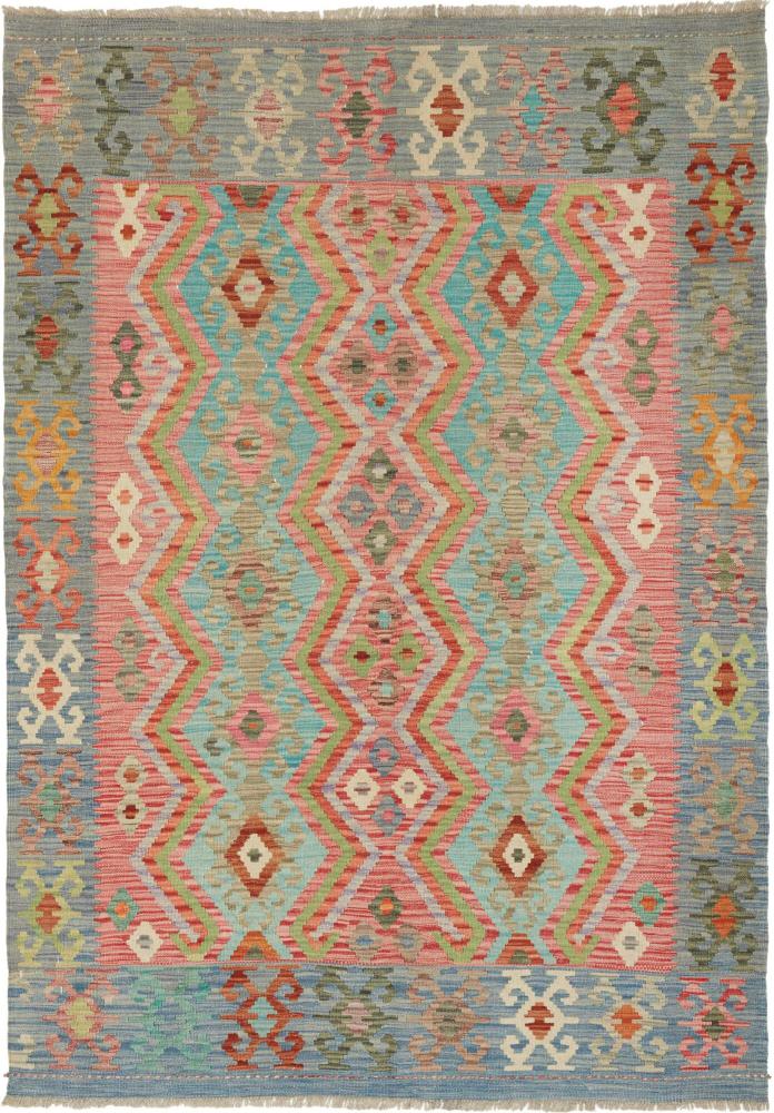 Tapete afegão Kilim Afegão 184x127 184x127, Tapete persa Tecido à mão