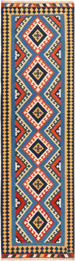 Covor persan Chilim Fars Shiraz 305x86 305x86, Covor persan Lucrate de mână