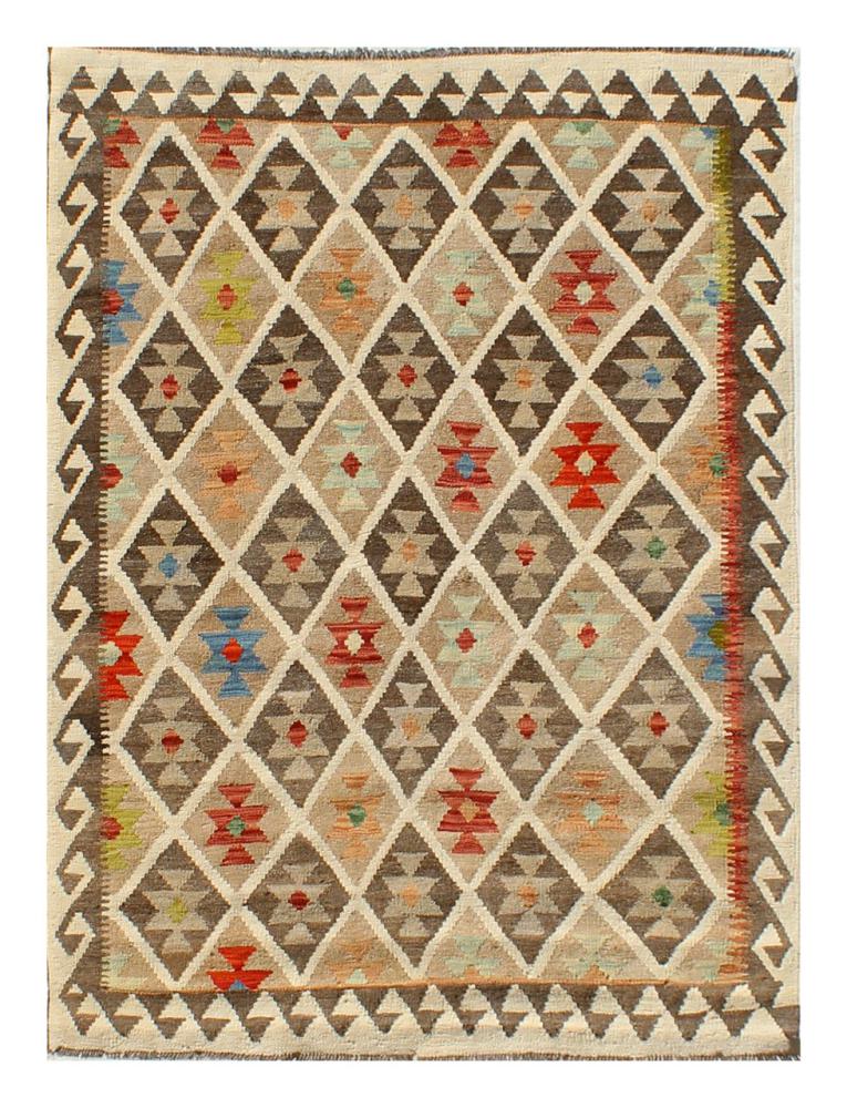 Afghan rug Kilim Afghan Heritage 6'7"x5'0" 6'7"x5'0", Persian Rug Woven by hand