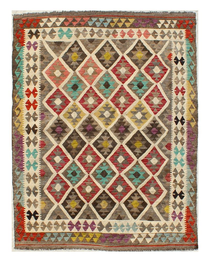 Afghan rug Kilim Afghan Heritage 6'9"x5'3" 6'9"x5'3", Persian Rug Woven by hand