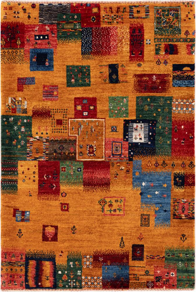 Perzisch tapijt Perzisch Gabbeh Loribaft Nowbaft 127x87 127x87, Perzisch tapijt Handgeknoopte