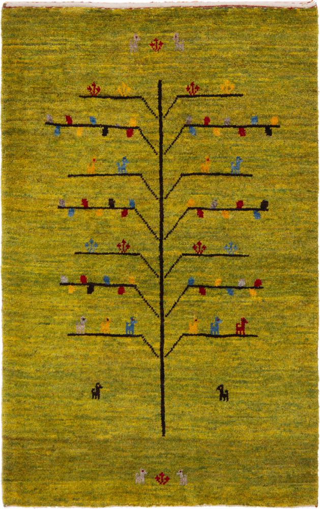 Tapis persan Persan Gabbeh Nomad 124x75 124x75, Tapis persan Noué à la main