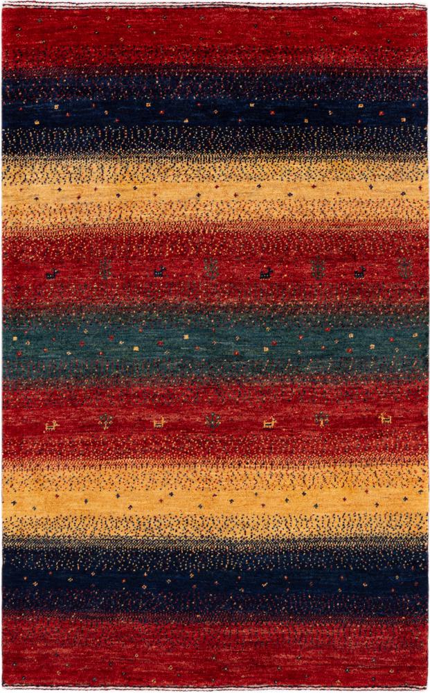 Tapis persan Persan Gabbeh Loribaft Essence 129x81 129x81, Tapis persan Noué à la main