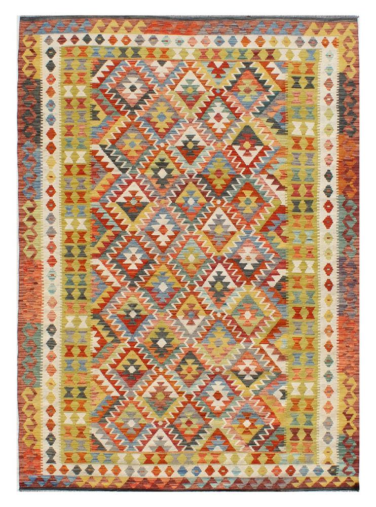 Afghan rug Kilim Afghan 9'8"x6'6" 9'8"x6'6", Persian Rug Woven by hand