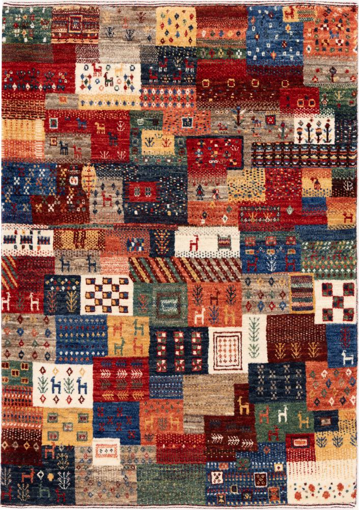 Perzisch tapijt Perzisch Gabbeh Loribaft Nowbaft 125x87 125x87, Perzisch tapijt Handgeknoopte