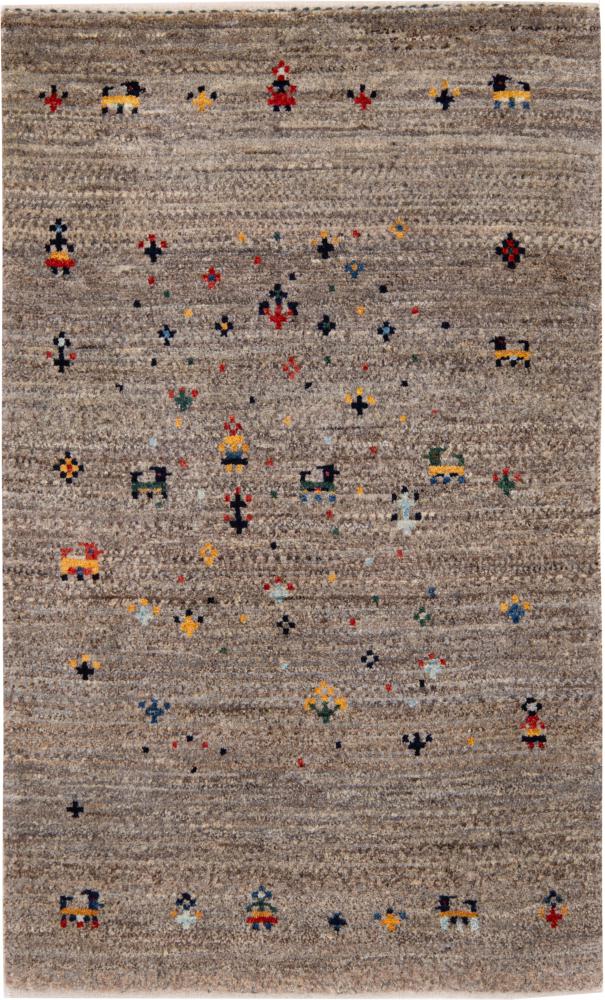 Perserteppich Perser Gabbeh Nomad 4'3"x2'7" 4'3"x2'7", Perserteppich Handgeknüpft