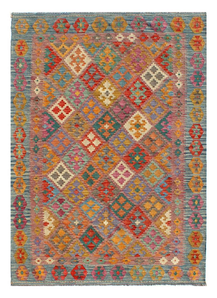 Afghan rug Kilim Afghan 8'4"x5'6" 8'4"x5'6", Persian Rug Woven by hand