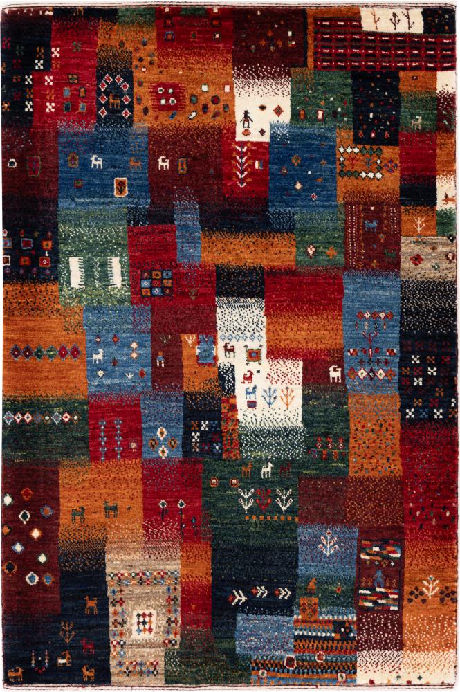 Perzisch tapijt Perzisch Gabbeh Loribaft Nowbaft 129x86 129x86, Perzisch tapijt Handgeknoopte